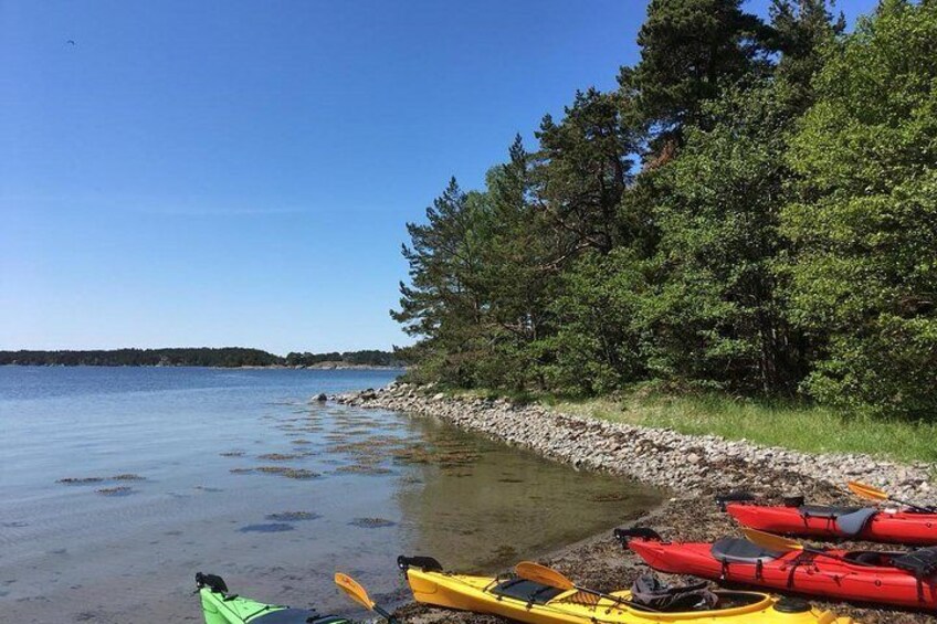 Guided Kayak Tour in Stockholm Archipelago