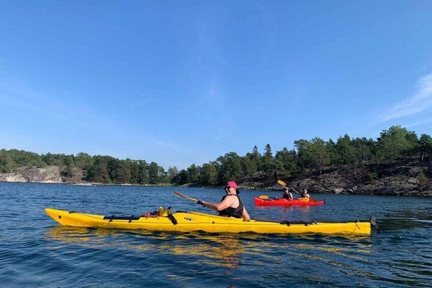 Guided Kayak Tour in Stockholm Archipelago 