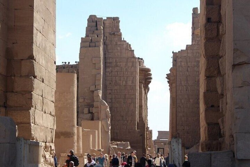 Luxor trip by mini bus small group 8 people