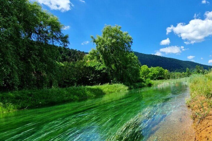 Crystal clear river