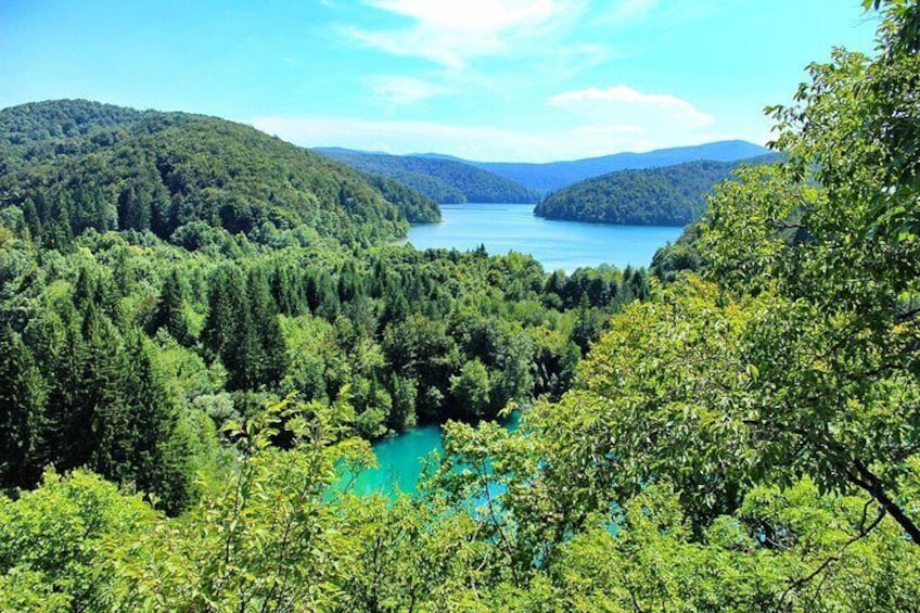Private Tour to Plitvice Lakes from Zadar with Drop-off in Zagreb