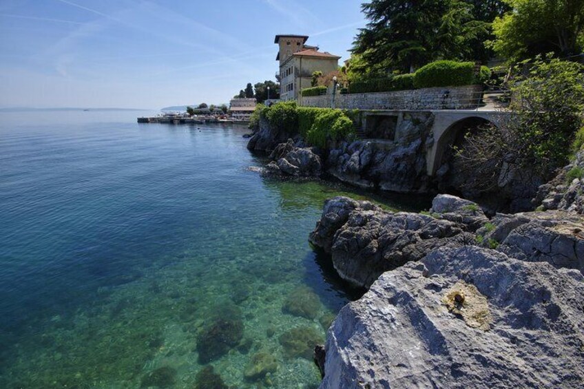 Opatija, Rijeka, Trsat and Lovran Private tour from Zagreb