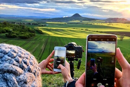 Tsjekkisk granat panning, naturskjønne kjøring, gård og ost, lunsj og øl