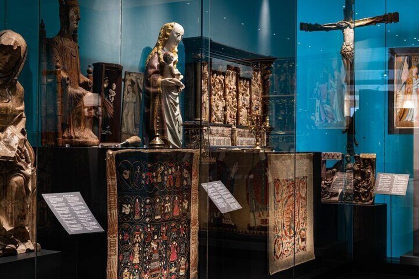 Religious artifacts from the middle ages.