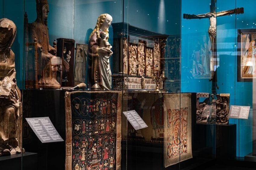 Religious artifacts from the middle ages.