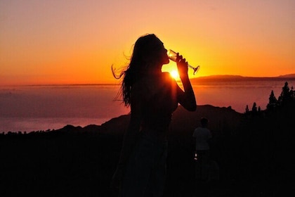 Sonnenuntergang im Teide-Nationalpark und Sternenbeobachtung mit Abendessen...
