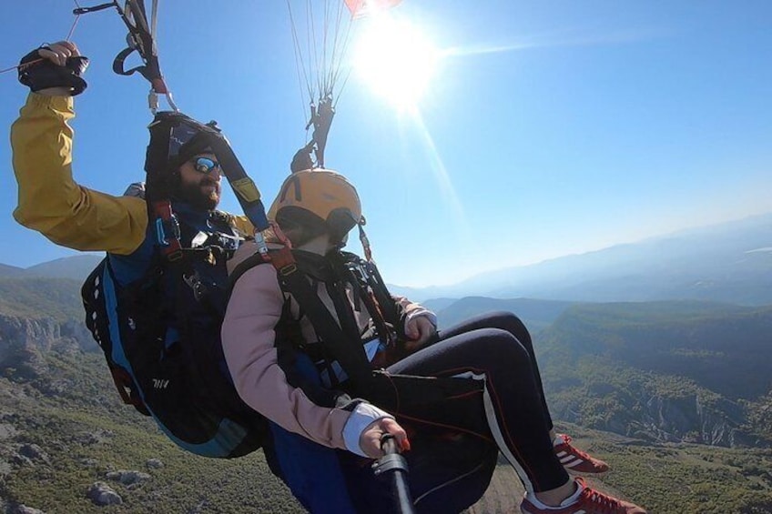 Tandem Paragliding Dajt Including Pick Up on Hotel