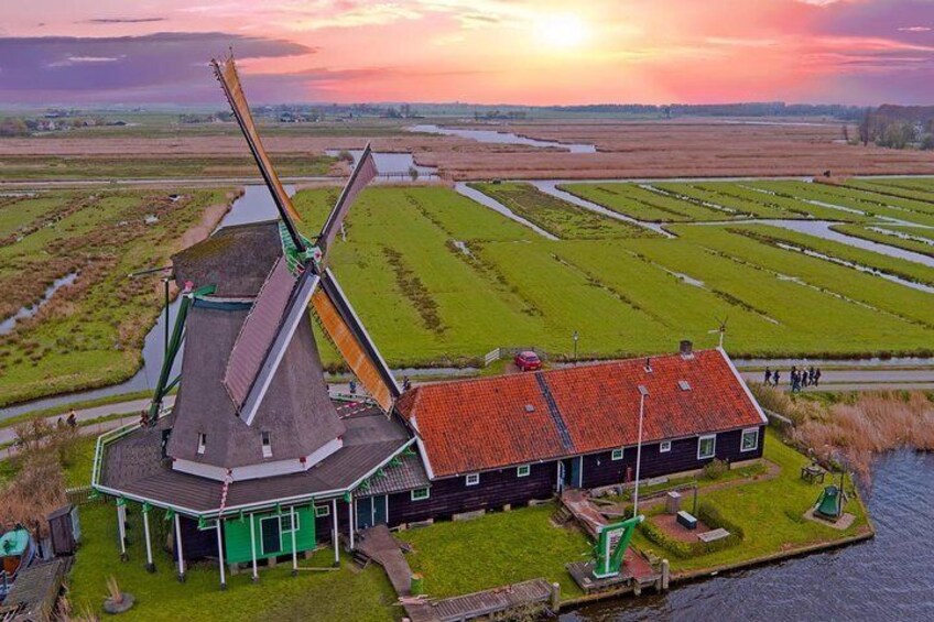 Amsterdam countryside tour by car