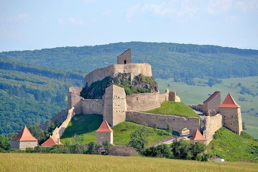 Rupea Citadel an impressive fortification built in the medieval ages.