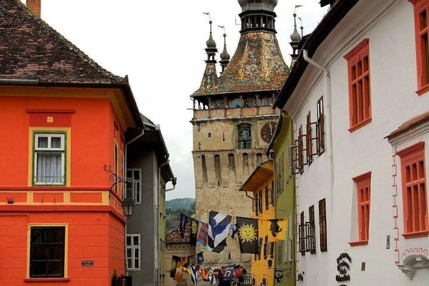 Sighisoara a medieval city that's still alive.