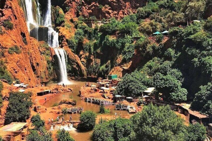 Waterfall Ouzoud Pano