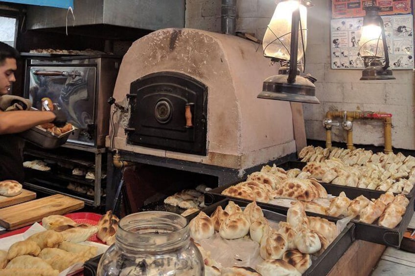 Empanada Stall at the Market