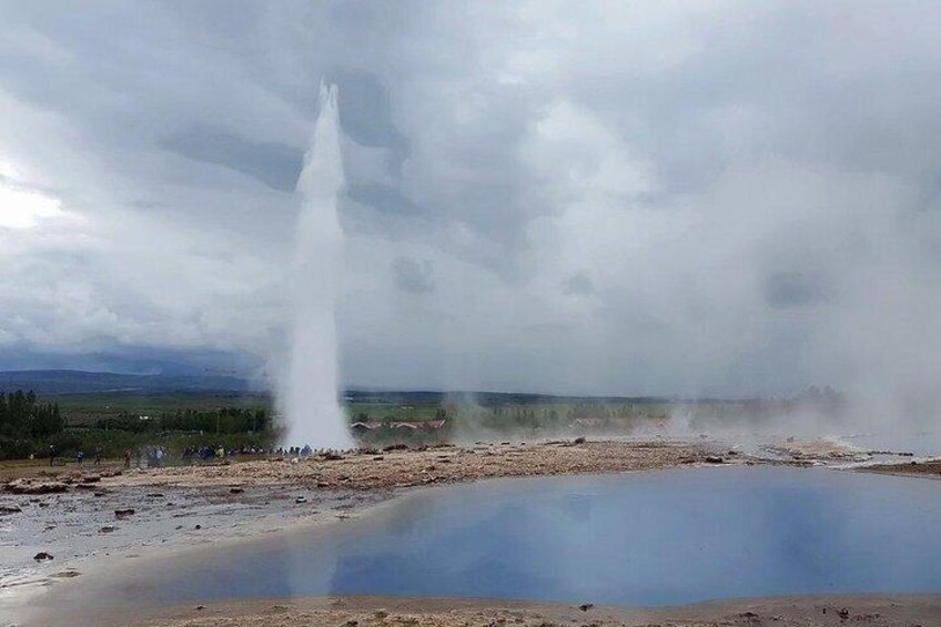 Haukadalur geyser valler