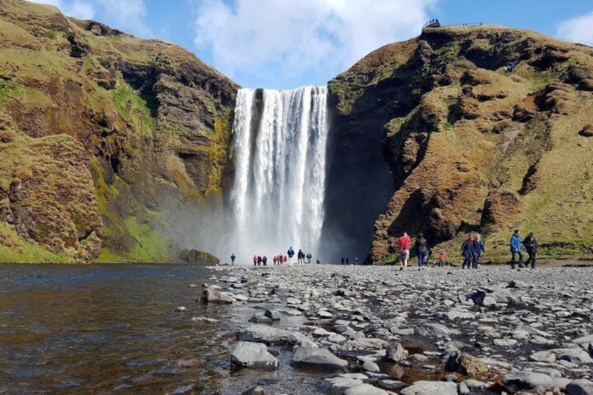 Skogafoss waterfall