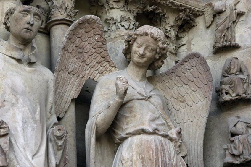 Smiling Angel at Reims Cathedral