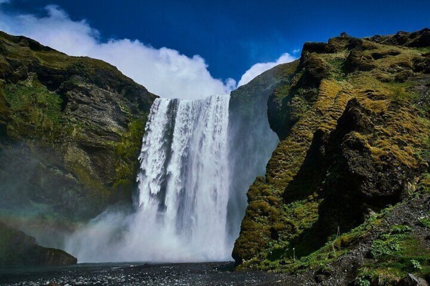 Skogafos waterfall, south Iceland.