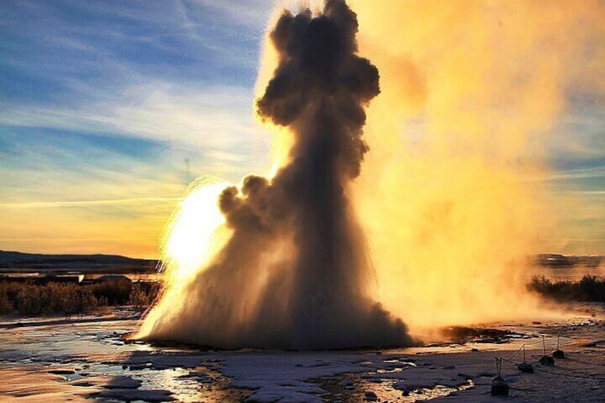 Strokkur on Geyser area. 