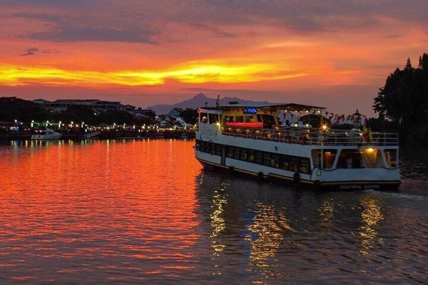 Sarawak Sunset River Cruise with Return Transfer
