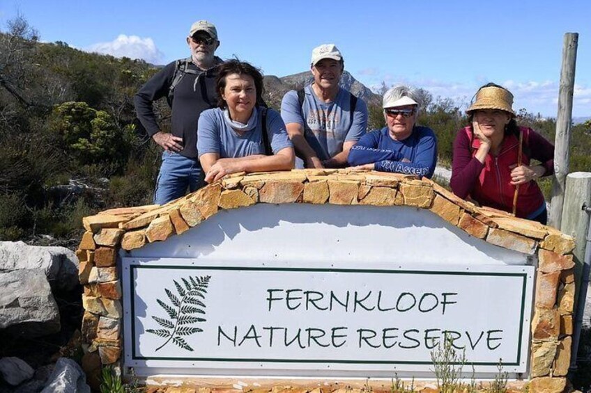 Leaving Fernkloof Nature Reserve