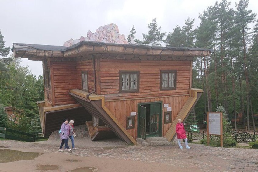Upside down house in Szymbark - a trip around the Kashubian Region