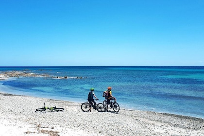 Easy ride to Biderosa, Berchida, & Capo Comino, with Electric Mountain Bike...