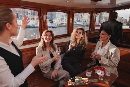 Amsterdam Small Group Canal Cruise w/ Dutch snacks & Onboard Bar