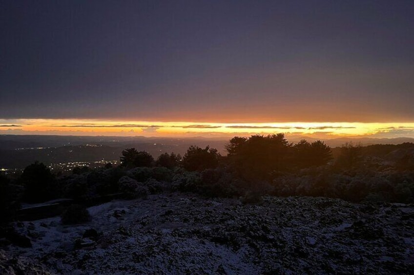 From Catania Etna at Sunset half day tour 