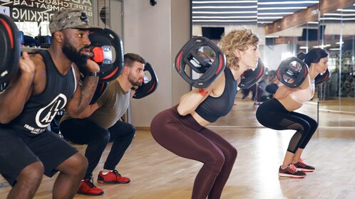 60 minute workout BodyPump at ALL IN fitness and health