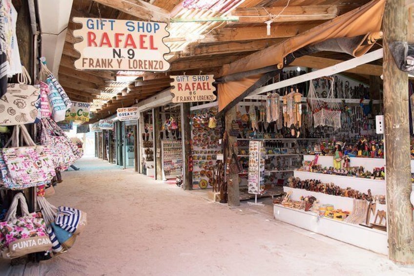 There is plenty of time to shop for souvenirs and artisanal products during a Sailing and Snorkeling Catamaran Tour in Punta Cana.