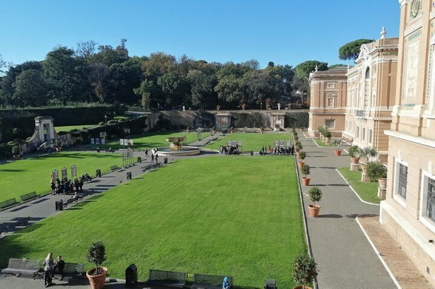 Vatican Gardens (view from the Vatican Museums)