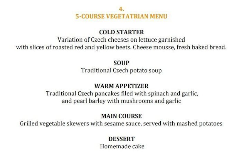 Prague 5 Courses Medieval Dinner and Live Performances