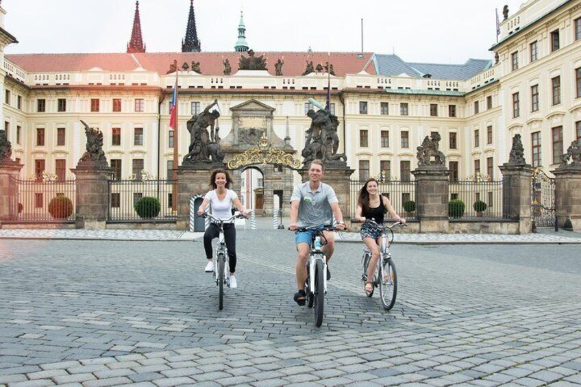 Prague E-bike Guided Tour with Small Group or Private Option