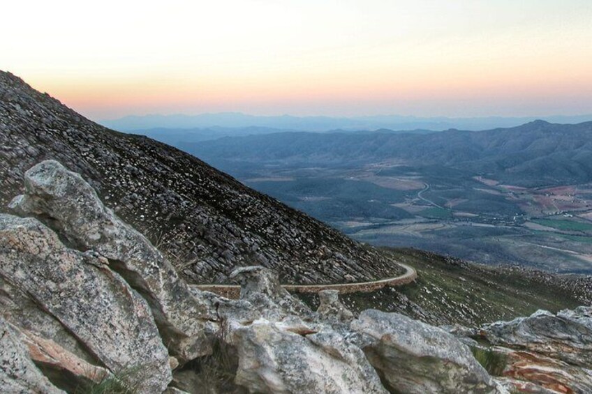 Sunset over the Klein Karoo