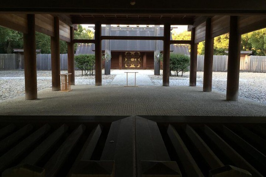 Inside of the Atsuta Shrine