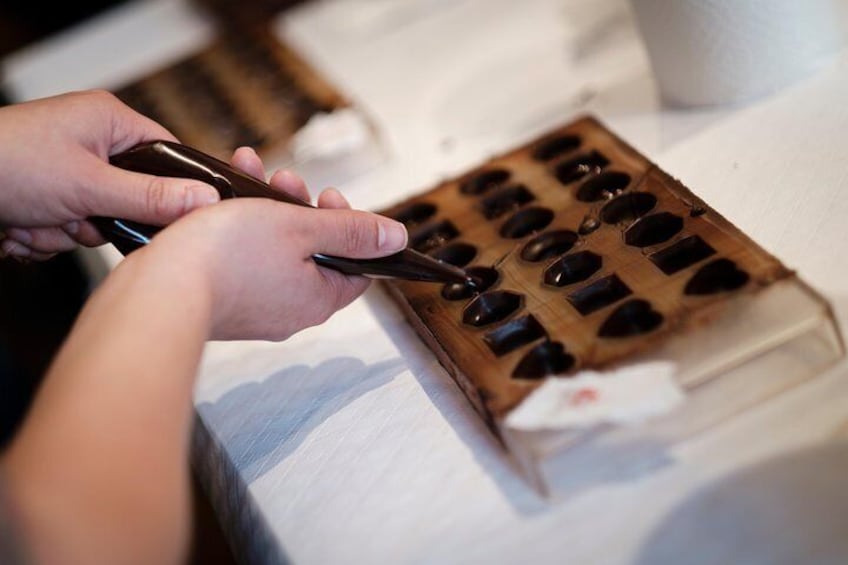 Belgian chocolate workshop Bruges