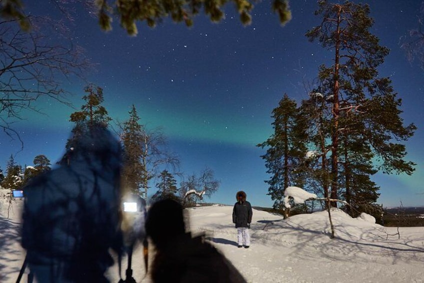 Capturing Auroras in Luosto