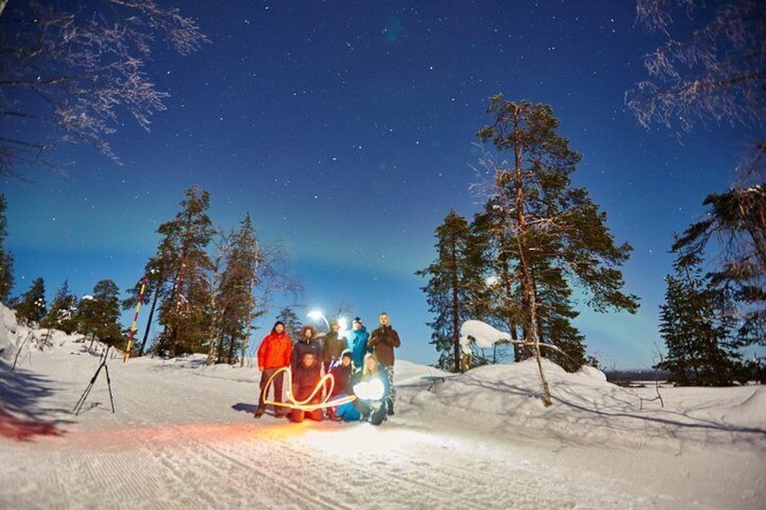 Capturing Auroras in Luosto