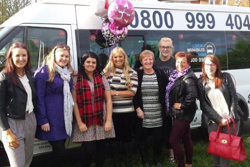 Show item 4 of 5. Minibus hire