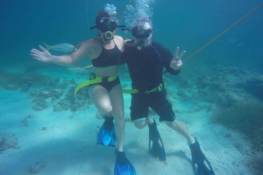 Punta Cana Party Cruise with Snorkeling, Hooka Diving and Parasailing