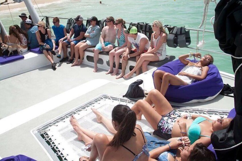 Punta Cana Party Cruise with Snorkeling, Hooka Diving and Parasailing