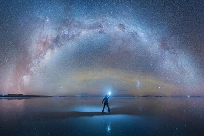 Private: Sunset and starlight tour in Uyuni salt flats.