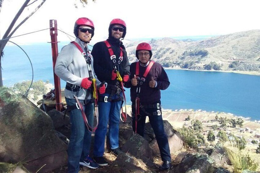 Great Titicaca Lake and zip-line experience from La Paz