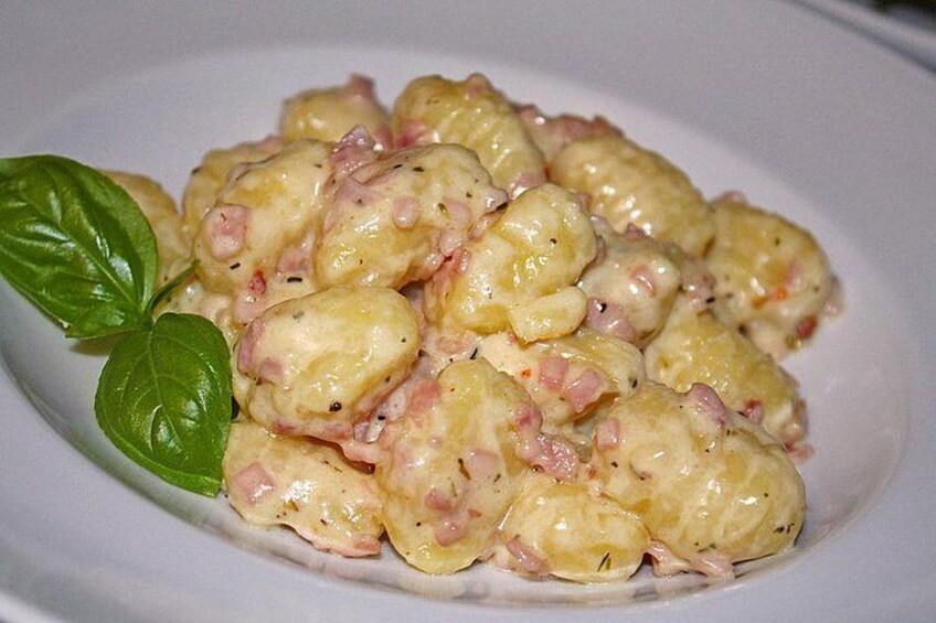 Gnocchi with gorgonzola