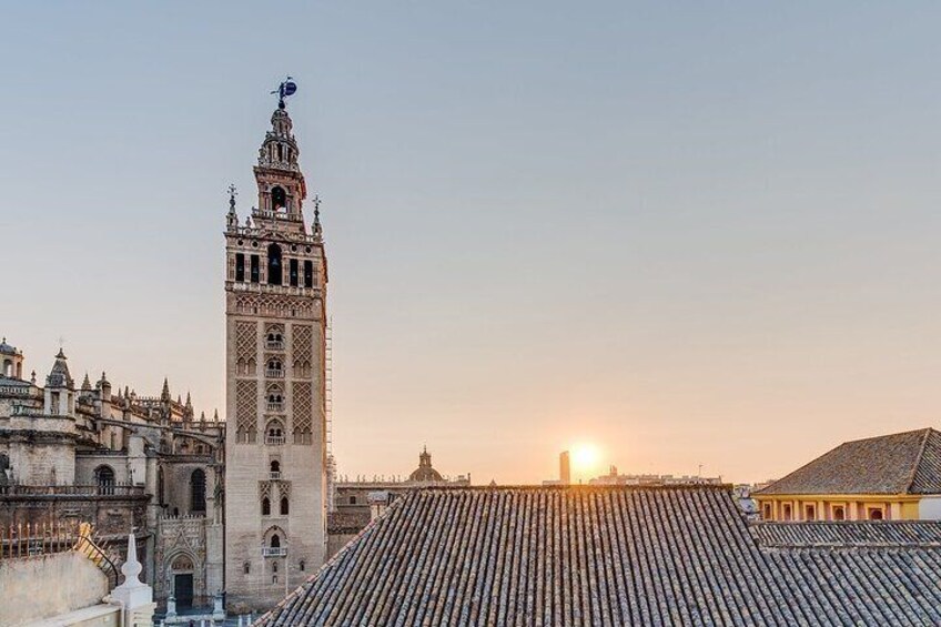 Seville Sightseeing Tour: Royal Alcazar Palace, Plaza de Espana, Seville Cathedral and Santa Cruz Quarter