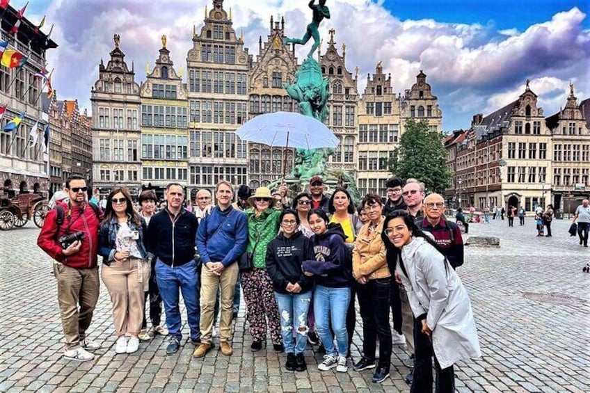 Our lovely group with our guide Jasmine