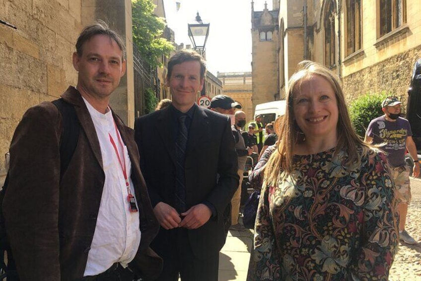 Guide Tom & Janet with Shaun Evans street scene