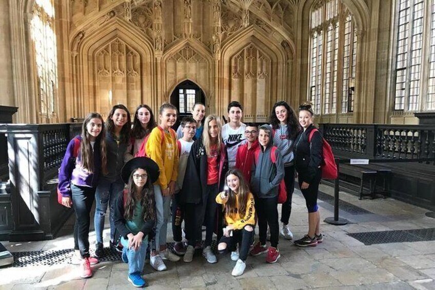 Group at the Divinity school at Bodleian library