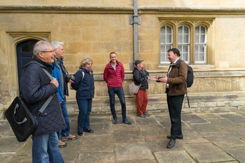 Peter guiding small group tours