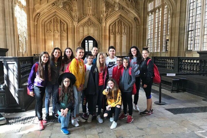 Divinity school film site at the Bodleian library