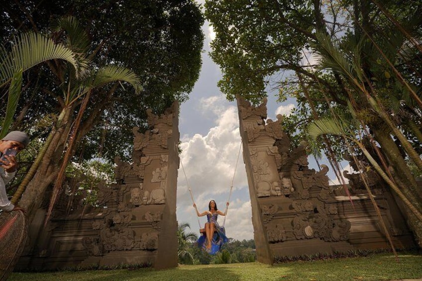 Gate of paradise at Bali swing 